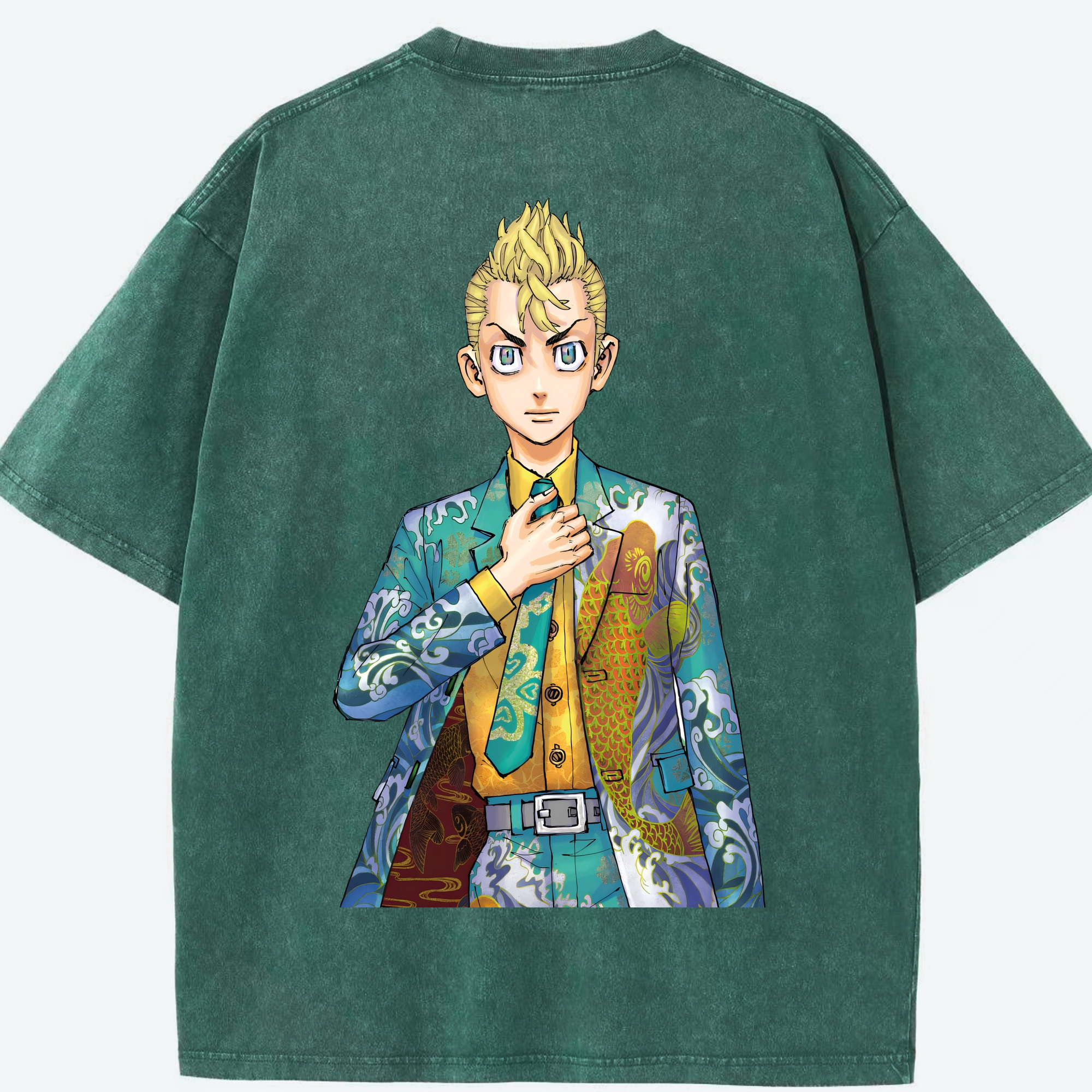 （画像用） 東京リベンジャーズ Tokyo Revengers 綿100% ヴィンテージ風 半袖Tシャツ（背面プリント）